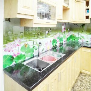 Kính màu ốp bếp tranh 3D KB018
